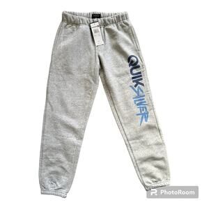 New✨ Quicksilver Kids’ Sweatpants Joggers Track Pants Athletic Gray Size 10 (S)